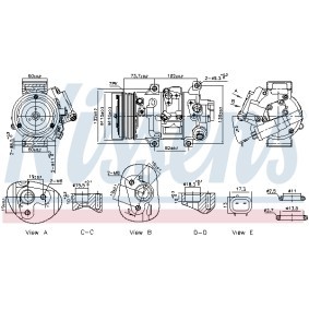 Compre Compressor, ar condicionado da NISSENS 891069 a um preço baixo por 273,64 €