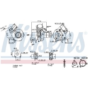 Compre Turbocompressor da NISSENS 93627 a um preço baixo por 446,05 €