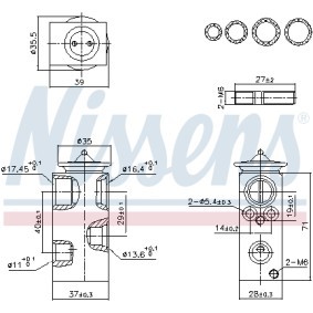 Expansionsventil von NISSENS für Fiesta Mk6 Schrägheck (JA8, JR8) günstig online kaufen