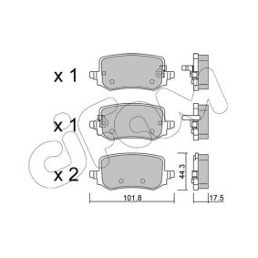 Bremsbeläge 822-1301-0 von CIFAM günstig für 44,00 € online kaufen
