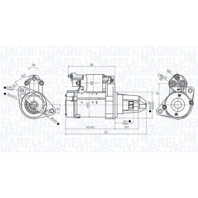 Anlasser 063725589010 von MAGNETI MARELLI günstig für 143,87 € online kaufen