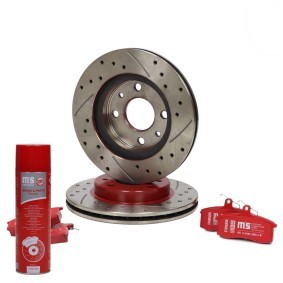 Comprar Kit de discos de freno y pastillas de MASTER-SPORT 201321350P a bajo precio de 69,46 €