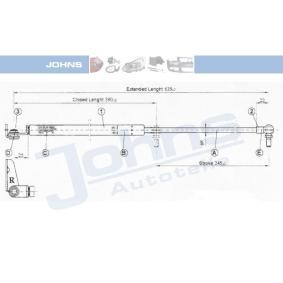 Heckklappendämpfer für TOYOTA von JOHNS