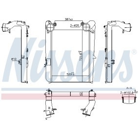 Køb Intercooler af NISSENS 961314 til den lave pris 8147,64 DKK