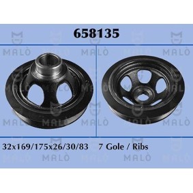 Riemenscheibe, Kurbelwelle 658135 von MALÒ günstig für 67,39 € online kaufen