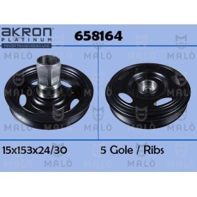 Achetez des Poulie damper (vilebrequin) MALÒ 658164 à prix pour 72,09 €