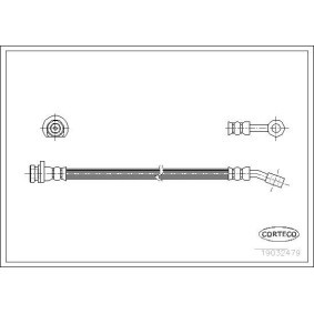Bremsschlauch für MG von CORTECO