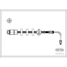 Comprar Latiguillo de freno de CORTECO 19032700 a bajo precio de 26,29 €