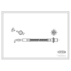 Bremsschlauch für LEXUS von CORTECO