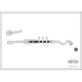 Bremsschlauch für FORD USA von CORTECO