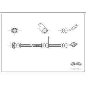 Bremsschlauch für LEXUS von CORTECO