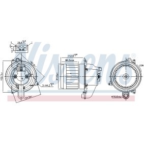 Acquista Ventilatore abitacolo da NISSENS 87609 a buon mercato per soli 81,13 €
