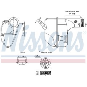 Ausgleichsbehälter 996355 von NISSENS günstig für 35,20 € online kaufen