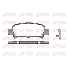 Achetez des Plaquettes de frein REMSA 0729.02 à prix pour 23,13 €