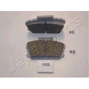 Compre Pastilhas de travão de JAPANPARTS online para BLUEBIRD (B610) a preços moderados