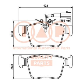 Bremsbeläge für MASERATI von IAP QUALITY PARTS