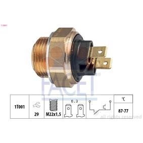 Comprar Interruptor de temperatura, ventilador del radiador de FACET 7.5007 a bajo precio de 17,48 €