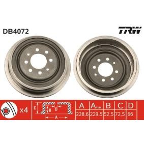 Achetez des Tambour de frein TRW DB4072 à prix pour 60,01 €