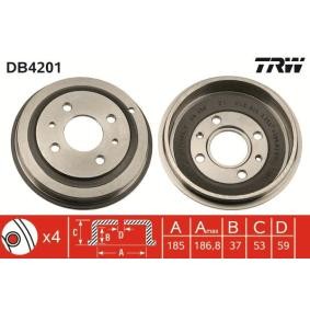 Acquista Tamburo freno da TRW DB4201 a buon mercato per soli 37,94 €