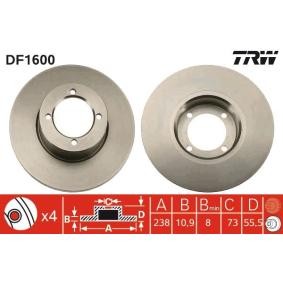 Achetez des Disque de frein TRW DF1600 à prix pour 74,19 €