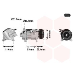 Acquista Compressore aria condizionata da VAN WEZEL online per 4 Coupé (G22, G82) a prezzi moderati