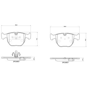 Köp Bromsbelägg av BREMBO P 06 118 till det låga priset 1107,42 kr