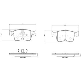 Bremsbeläge für CUPRA von BREMBO