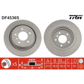 Bremsscheibe von TRW DF4536S