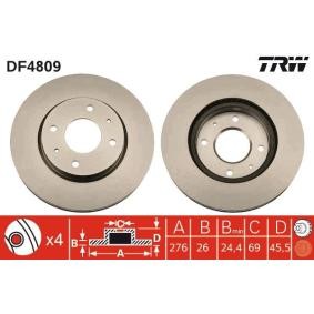 Köp Bromsskiva av TRW DF4809 till det låga priset 508,35 kr
