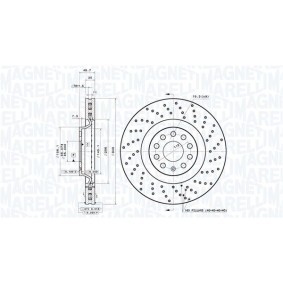 Bremsscheibe für CUPRA von MAGNETI MARELLI