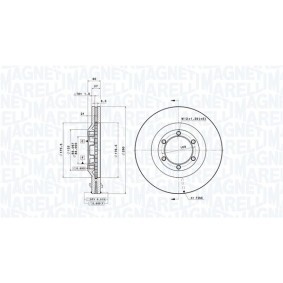 Osta Jarrulevy MAGNETI MARELLI:llä 360406186600 edullisesti hintaan 142,58 €