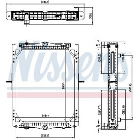 Compre Radiador, arrefecimento do motor da NISSENS 606425 a um preço baixo por 517,48 €
