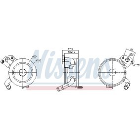 Acquista Radiatore olio motore da NISSENS 91379 a buon mercato per soli 140,51 €