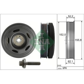 Riemenscheibensatz, Kurbelwelle 544 0515 20 von INA günstig für 190,67 € online kaufen