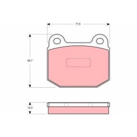 Acquista Kit pastiglie freni da TRW GDB1493 a buon mercato per soli 32,28 €