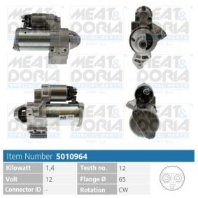 Anlasser 5010964 von MEAT & DORIA günstig für 186,44 € online kaufen