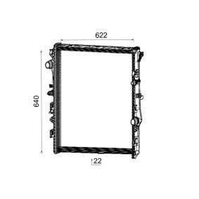 Achetez des Radiateur de chez MAHLE ORIGINAL en ligne pour Sprinter 5-t Tourer Minibus (907) à prix modérés