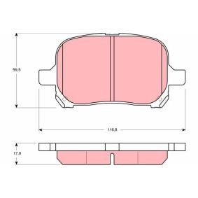 Compre Pastilhas de travão de TRW online para CAMRY SOLARA Cabriolet (MCV2_, SXV2_) a preços moderados
