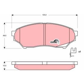Compre Pastilhas de travão de TRW online para Pajero Mini I Lukket terrengbil (H51, H56A) a preços moderados