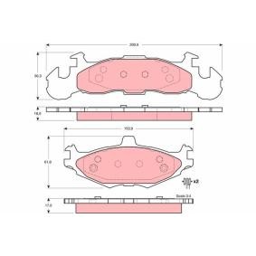 Acquista Kit pastiglie freni da TRW GDB4003 a buon mercato per soli 27,40 €