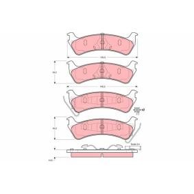 Bremsbeläge GDB4041 von TRW günstig für 38,62 € online kaufen