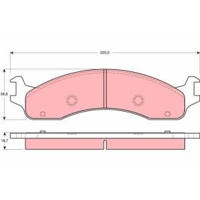 Bremsbeläge GDB4067 von TRW günstig für 45,51 € online kaufen
