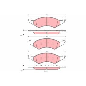 Compre Pastilhas de travão da TRW GDB4072 a um preço baixo por 36,35 €