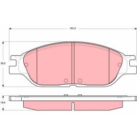 Bremsbeläge GDB4138 von TRW günstig für 45,47 € online kaufen