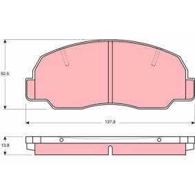 Compre Pastilhas de travão da TRW GDB980 a um preço baixo por 31,10 €