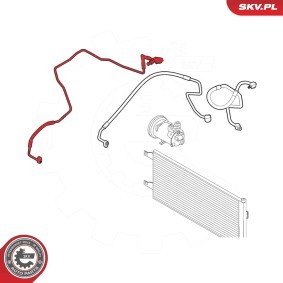 Hochdruck- / Niederdruckleitung, Klimaanlage 54SKV606 von ESEN SKV günstig für 69,77 € online kaufen