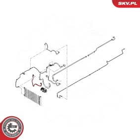 Hochdruck- / Niederdruckleitung, Klimaanlage 54SKV619 von ESEN SKV günstig für 49,07 € online kaufen