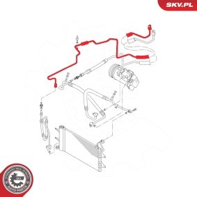 Osta Korkeapaine- / matalapainejohto, ilmastointilaite ESEN SKV:llä 54SKV706 edullisesti hintaan 77,01 €