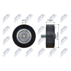 Achetez des Galet enrouleur de courroie d'accessoire NTY RNK-CH-050 à prix pour 33,98 €