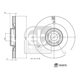 Bremsscheibe für FORD USA von FEBI BILSTEIN